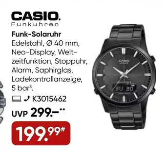 Galeria Casio Funk-Solaruhr Angebot