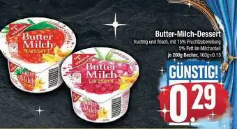 E-Center Butter Milch Dessert Angebot