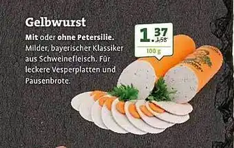 Ebl Naturkost Gelbwurst Angebot