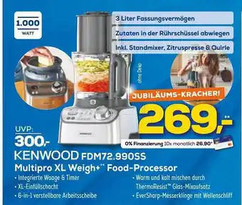 Euronics XXL Kenwood fdm72.990ss multipro xl weigh+ food-processor Angebot