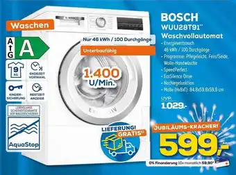 Euronics XXL Bosch wuu28t91 waschvollautomat Angebot