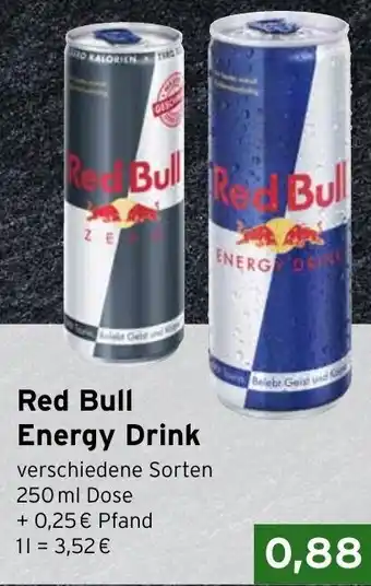 CAP Markt Red Bull Energy Drink 250 ml Dose Angebot