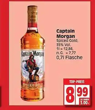 Edeka Captain morgan spiced gold Angebot