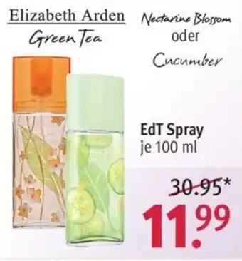 Rossmann Elizabeth Arden Green Tea EdT Spray 100 ml Angebot