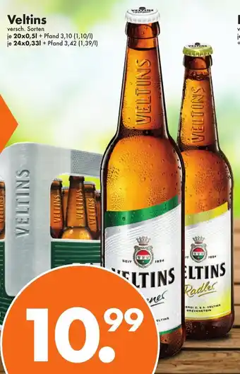 Trink und Spare Veltins Pilsener 20x0,5L/24x0,33L Angebot