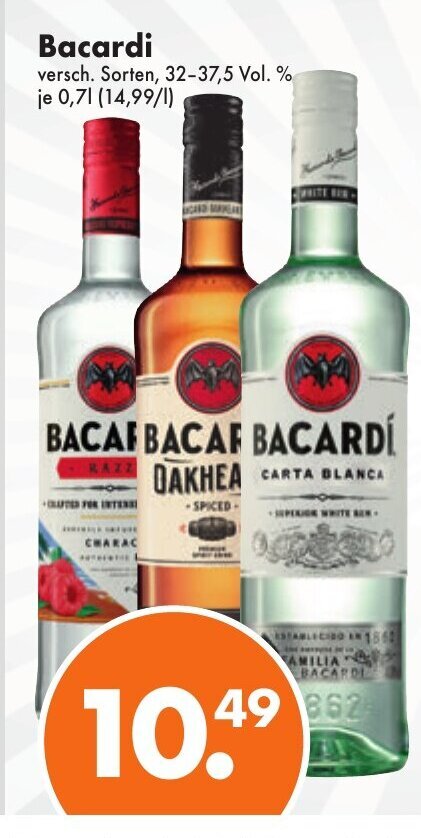 Alle Bacardi Angebote Entdecken Sie das günstigste Bacardi Angebot!