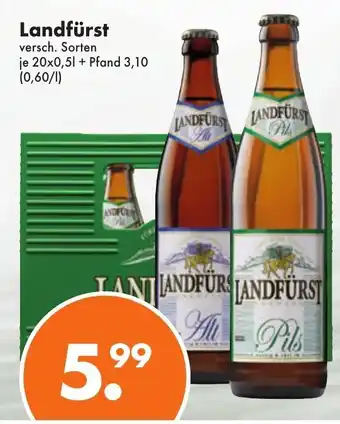 Trink und Spare Landfürst 20x0,5L Angebot