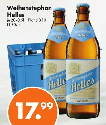 Trink und Spare Weihenstephan Helles 20x0,5L Angebot