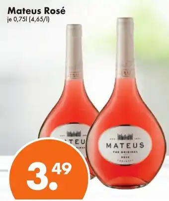 Trink und Spare Mateus Rosé 0,75L Angebot