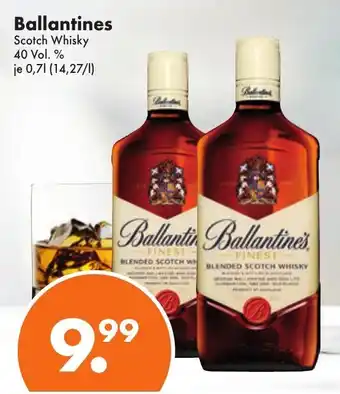 Trink und Spare Ballantines Scotch Whisky 0,7L Angebot