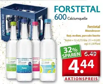 Getränkeland Forstetal Mineralwasser 12x0,75L Angebot