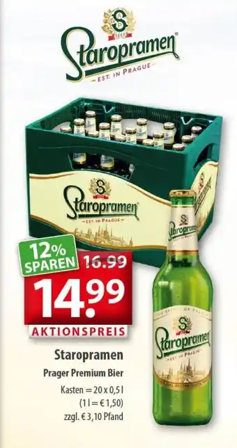 Getränkeland Staropramen Prager Premium Bier 20x0,5L Angebot