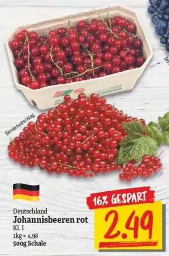 NP Discount Deutschland Johannisbeeren rot 500g Angebot