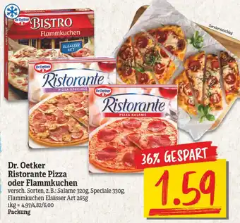 NP Discount Dr. Oetker Ristorante Pizza oder Flammkuchen 265g Angebot