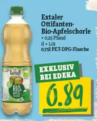 NP Discount Extaler Ottifanten Bio Apfelschorle 0,75L Angebot