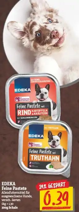 NP Discount Edeka Feine Pastete 300g Angebot