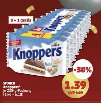 PENNY Storck Knoppers 225 g Angebot