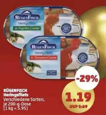 PENNY Rugenfisch Heringsfilets 200 g Angebot