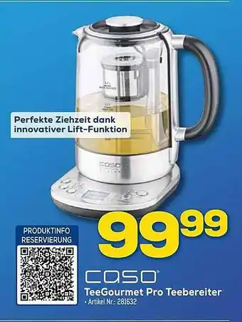 Euronics Berlet Caso TeeGourmet Pro Teebereiter Angebot