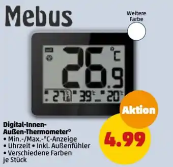 PENNY Mebus Digital-Innen-AuBen-Thermometer Angebot