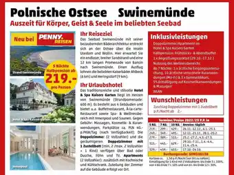 Penny Reisen Polnische ostsee swinemünde Angebot