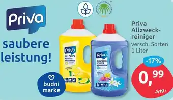 Budni Priva Allzweckreiniger 1 Liter Angebot