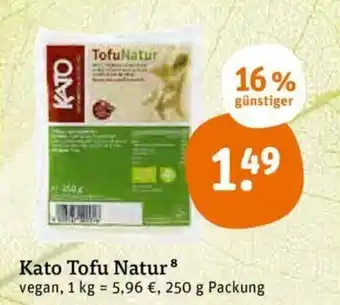 tegut Kato Tofu Natur 250g Angebot