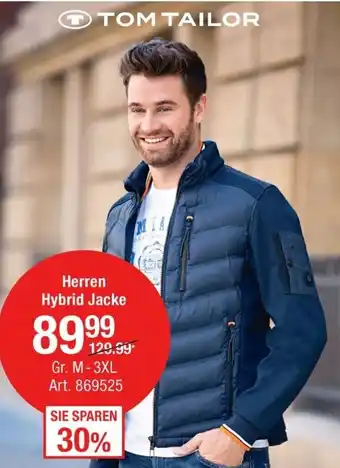 AWG Mode Tom Tailor Herren Hybrid Jacke Angebot