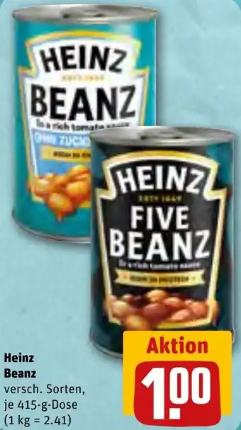 REWE Heinz Beanz 415 g Dose Angebot