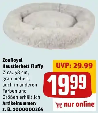 REWE ZooRoyal Haustierbett Fluffy Angebot