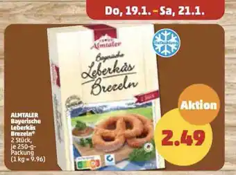 PENNY Almtaler Bayerische Leberkase Brezeln 250g Angebot