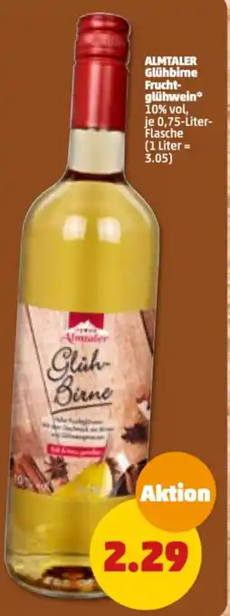 PENNY Almtaler Gluhbime Fruchtgluhwein 750ml Angebot