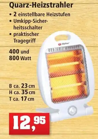 Thomas Philipps Quarz-Heizstrahler Angebot