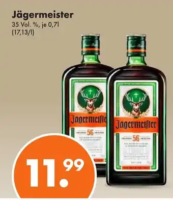 Trink und Spare Jagermeister Krauterlikor 700ml Angebot