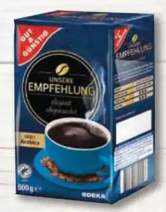 Edeka Frischemarkt Unsere empfehlung kaffee Angebot