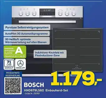 Euronics Berlet Bosch HND679LS60 Einbauherd-Set Angebot
