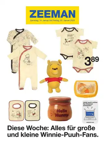 Zeeman Alles für große und kleine winnie-puuh-fans. Angebot