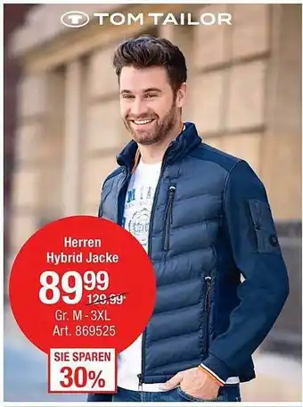 AWG Mode Tom tailor herren hybrid jacke Angebot