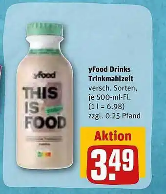 REWE Kaufpark Yfood drinks trinkmahlzeit Angebot