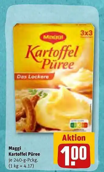 REWE Kaufpark Maggi kartoffel püree Angebot