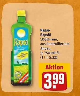 REWE Kaufpark Rapso rapsöl Angebot