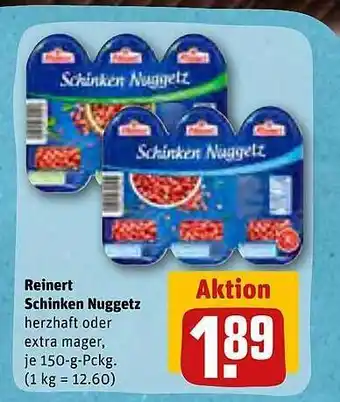 REWE Kaufpark Reinert schinken nuggetz Angebot