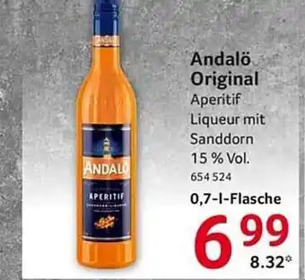 Selgros Adalö original aperitif liqueur mit sanddorn Angebot