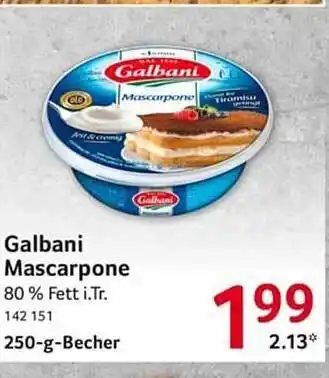 Selgros Galbani mascarpone Angebot