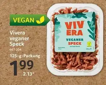 Selgros Vivera veganer speck Angebot