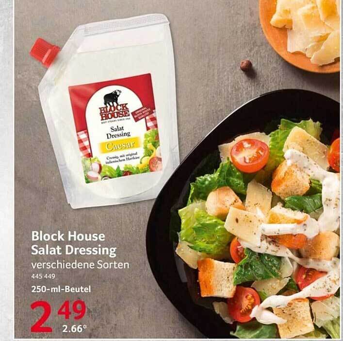 Block house salat dressing Angebot bei Selgros