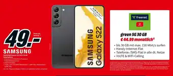 MediaMarkt Samsung Galaxy S22 5G 128Gb Angebot