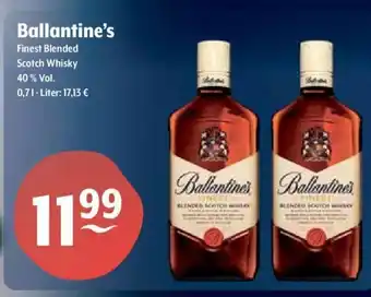 Getränke Hoffmann Ballantines Finest Blended Scotch Whisky 700ml Angebot