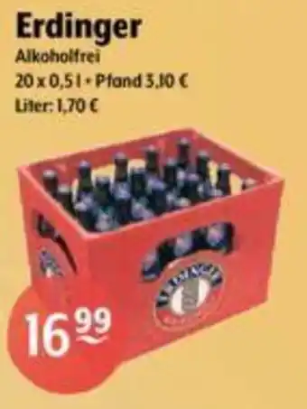 Getränke Hoffmann Erdinger Weissbrau 20*500ml Angebot