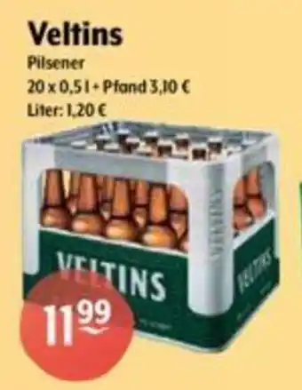 Getränke Hoffmann Veltins Pilsener 20*500ml Angebot